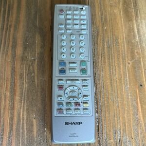 Sharp Remote Control GA203WJSA LCDTV Plasma TV Gray Solid Plastic